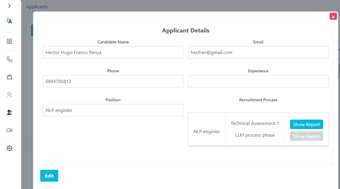 Interviews and assessments conducted by AI agents